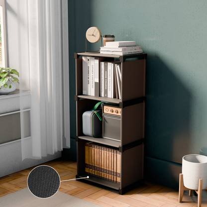 ZHENAURA Metal Open Book Shelf