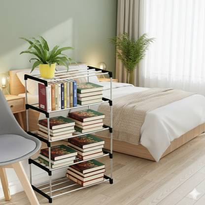 thos Multipurposar Storage rack Metal Open Book Shelf