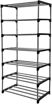 LOTSPEK 7 layer bookshelf for home office bookcase Plastic Open Book Shelf