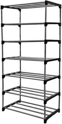 LOTSPEK 7 Layer bookshelf for home office book self rack book stand Plastic Open Book Shelf