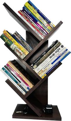 sbf furniture Engineered Wooden Book Rack,Space Saver Book Shelf for Home Living Engineered Wood Open Book Shelf