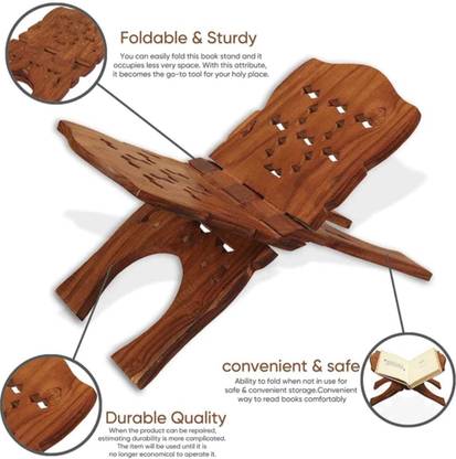 VE AND YOU Solid Wood Open Book Shelf