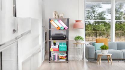 sbf furniture BOOKSHELF Plastic Open Book Shelf