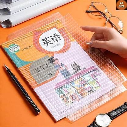 dyfinitiv Paper Sticker Book Cover Film Book Binding Cover (10 pcs , A4 size 47*34 size) Book Cover