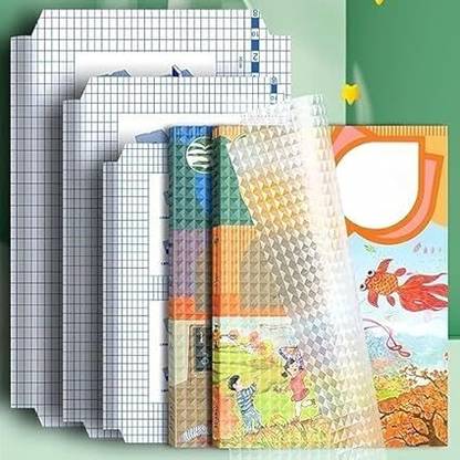 Red-Rubby Clear Book Cover Protector, 30 Pack, Waterproof Self-Adhesive for Textbooks Book Cover