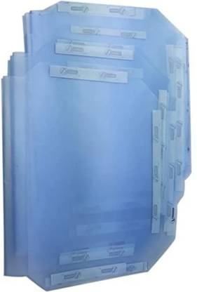 Teeshubh Self Wrapping A4 transparent Notebook/book covers [Pack of 10] Book Cover