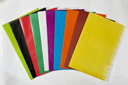 Gaurik Creations Glossy Register Cover Long Note book cover Book Cover