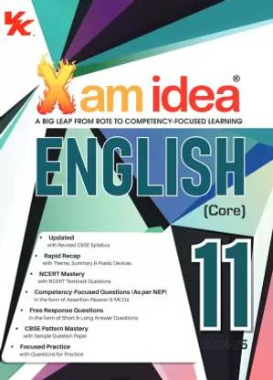 Xam idea English Core Class 11 Book | CBSE Board | Chapterwise Question Bank | Based on Revised CBSE Syllabus | NCERT Questions Included | 2023-24 Examination
