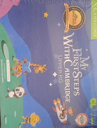 My First Step With Cambridge  - Upper KG Kit Early age Brain Development Complete Learning Books for Kids Age 4+ years