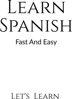Let's Learn - Learn Spanish
