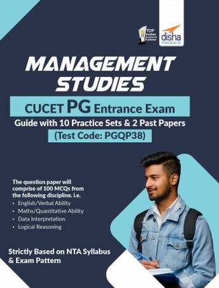 Management Studies CUCET PG Entrance Exam Guide 10 Practice Sets & 2 Past Papers (Test Code: PGQP38)