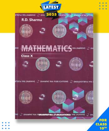 R D Sharma Mathematics Class 10 with MCQ in Mathematics -CBSE Examination, RD Sharma|New Latest Edition For 2025-2026