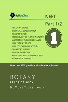 Botany Practice Book Part 1 of 2  - NEET Practice Book