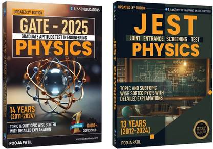GATE and JEST Physics PYQ Combo Book  - 2026 [Set of 2 Books] | Topic wise Sorted Previous Year Solved Papers (2011–2024) with Detailed Explanations | Best PYQ Books for GATE, JEST & CSIR NET Physics Exam Preparation in India |Two Brothers Publications