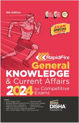 Rapidfire General Knowledge & Current Affairs 2024 for Competitive Exams Previous Year Gk & General Awareness Pyqs Question Bank Upsc, State Psc, Cuet, Ssc, Bank Po/ Clerk, Bba, MBA, Rrb, Nda, Cds, Capf, Crpf