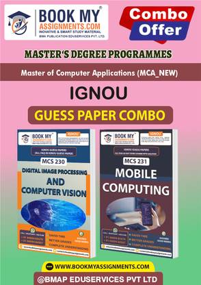 IGNOU MCS230 MCS231 Guess Paper Notes Book For Ignou Student-Master of Computer Applications (MCA_NEW)