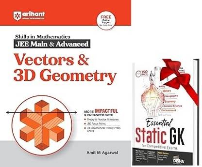 Skills in Mathematics for JEE Main & Advanced- Vectors & 3D Geometry | Fully revised with Theory and Practice Milestones, JEE Focus Points, JEE Scanner for Theory-PYQs Syncing | For Exam Exam 2025-26 & STATIC GK