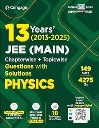 13 Years? Jee (Main) (2013-2025) Chapterwise Topicwise Physics Solved Questions (English, Paperback,