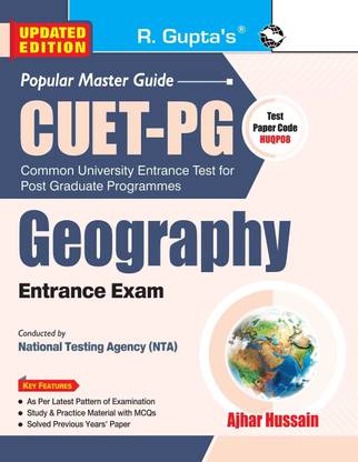 CUET-PG: MA/M.Sc GEOGRAPHY Entrance Exam Guide