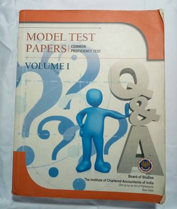 MODEL TEST PAPERS COMMON PROFICIENCY TEST VOLUME 1 (USED LIKE)