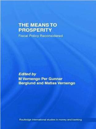 The Means to Prosperity
