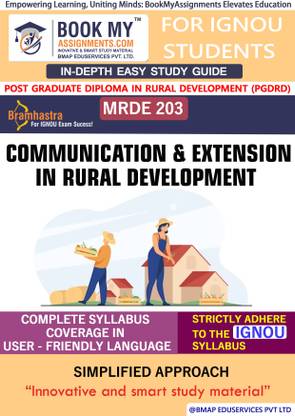 IGNOU MRDE 203 Communication and Extension in Rural Development Study Material (In Depth Guide) For Ignou Student