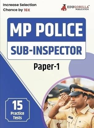 MP Police Sub Inspector (Paper-I) Recruitment Exam Book  - 2024 (English Edition) - 15 Practice Tests (1500 Solved MCQs) with Free Access to Online Tests