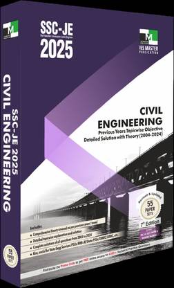 SSC-JE 2025 Civil Engineering Previous Years Topic wise Objective Detailed Solution with Theory