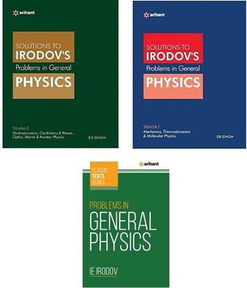 IE Irodov's Problems in General Physics With Solution Vol.1 and Vol.2 By:- DB Singh