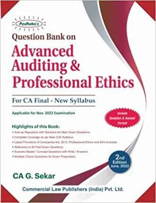 Advanced Auditing & Professional Ethics 2/ED