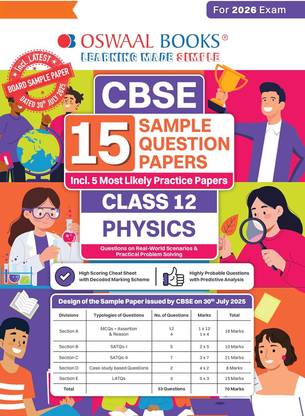 Cbse 15 Sample Question Papers Class-12 Physics