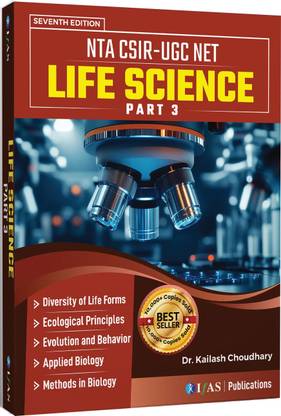 CSIR NET Life Science Theory Book Part 3  - 2025 | Diversity, Ecological, Evolution, Applied Biology and Methods in Biology - Best Book for CSIR UGC NET, GATE, DBT, ICMR, ICAR Bioscience Examinations in India | Published by Two Brothers Publications