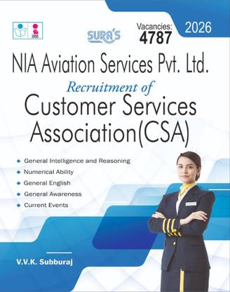 SURA`S NIA Aviation Services - Customer Services Association (CSA) Exam Guide Latest Updated Edition Book 2026