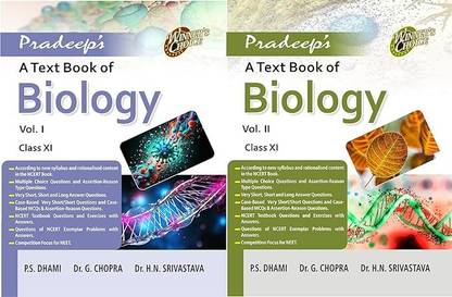 Pradeep's A Text Book of Biology for Class 11 (VOL. 1 & 2)