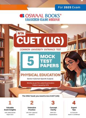 Nta Cuet (Ug) 10 Mock Test Papers Physical Education (for 2025 Exam)