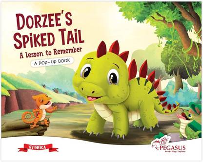 Pop Up Dinosaurs Book Dorzee's Spiked Tail a Lesson