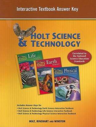 Holt Science & Technology: Interactive Textbook Answer Key
