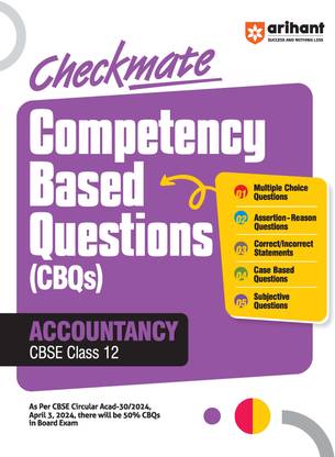 (Old Edition) Arihant Checkmate CBQs Accountancy 12th
