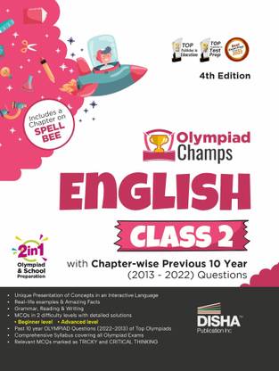 Olympiad Champs English Class 2 with Chapter-Wise Previous 10 Year (2013 - 2022) Questions Complete Prep Guide with Theory, Pyqs, Past & Practice Exercise