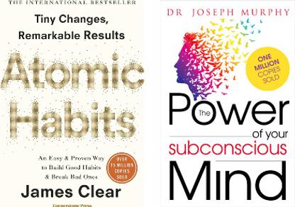 Atomic habits + subconcise mind ( 2 best combo books)