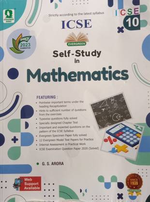 ICSE SELF-STUDY IN MATHEMATICS CLASS-10