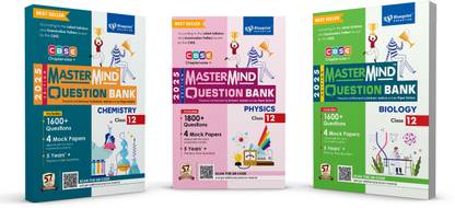 Physics, Chemistry, Biology Class12 (3 Books Big Billion Days Super Deal Combo) CBSE Question Bank by Mastermind for 2025 Exams  - Blueprint Education's CBSE Topper’s Choice Most Recommended and Bestselling Question Bank for 2025 Board Exams