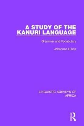 A Study of the Kanuri Language