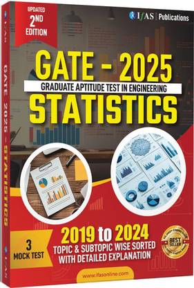 GATE Statistics  - 2026 | Previous Year Solved Papers (2019 to 2024) Topic Wise Sorted with Detailed Solutions | Best Seller Previous Year Question Paper Book for GATE Statistics Engineering Examinations in India | Two Brothers Publications