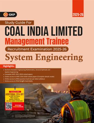 GKP Coal India Ltd. 2025-26 : Management Trainee - Systems - Guide (Includes CIL 2020 Solved Paper and GATE 2021-24 Solved Papers)