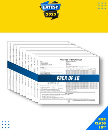 PW CBSE Answer Sheets for Class 10| Board Exam Answer Sheet for Practice| Ideal for CBSE Exam & Board Exam Mock Tests OMR Sheet, Physics Wallah|New Latest Edition For 2025-2026