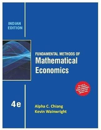 Fund.Methods of Maths.Eco.4e 4 Edition