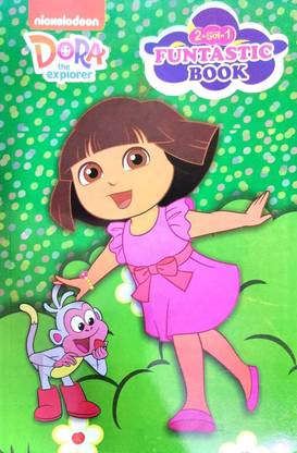 Dora the explorer 2 in 1 Funtastic Book (coloring and join the dots)