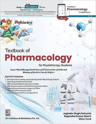 Textbook of Pharmacology for Physiotherapy Students
