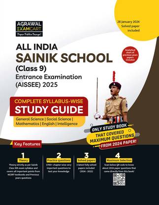 Sainik School Guide English Medium Class 9th